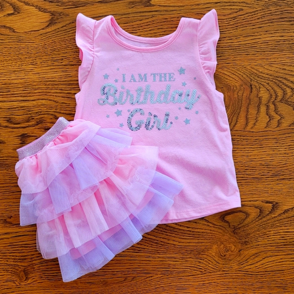Children's Place 2T Birthday Girl
